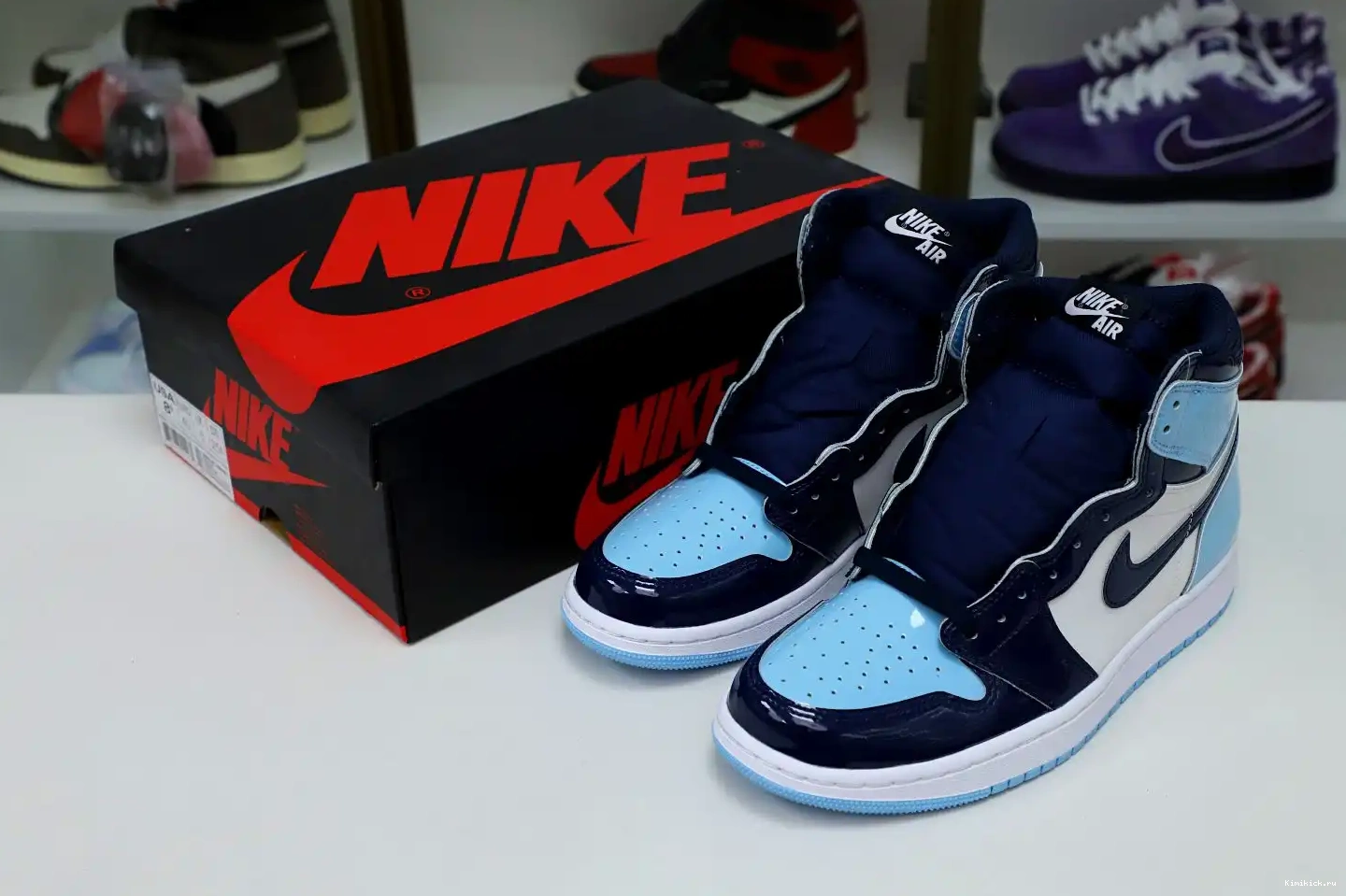 'BLUE 1 RETRO AIR OG JORDAN WMNS CHILL' Kimikick HIGH 0408